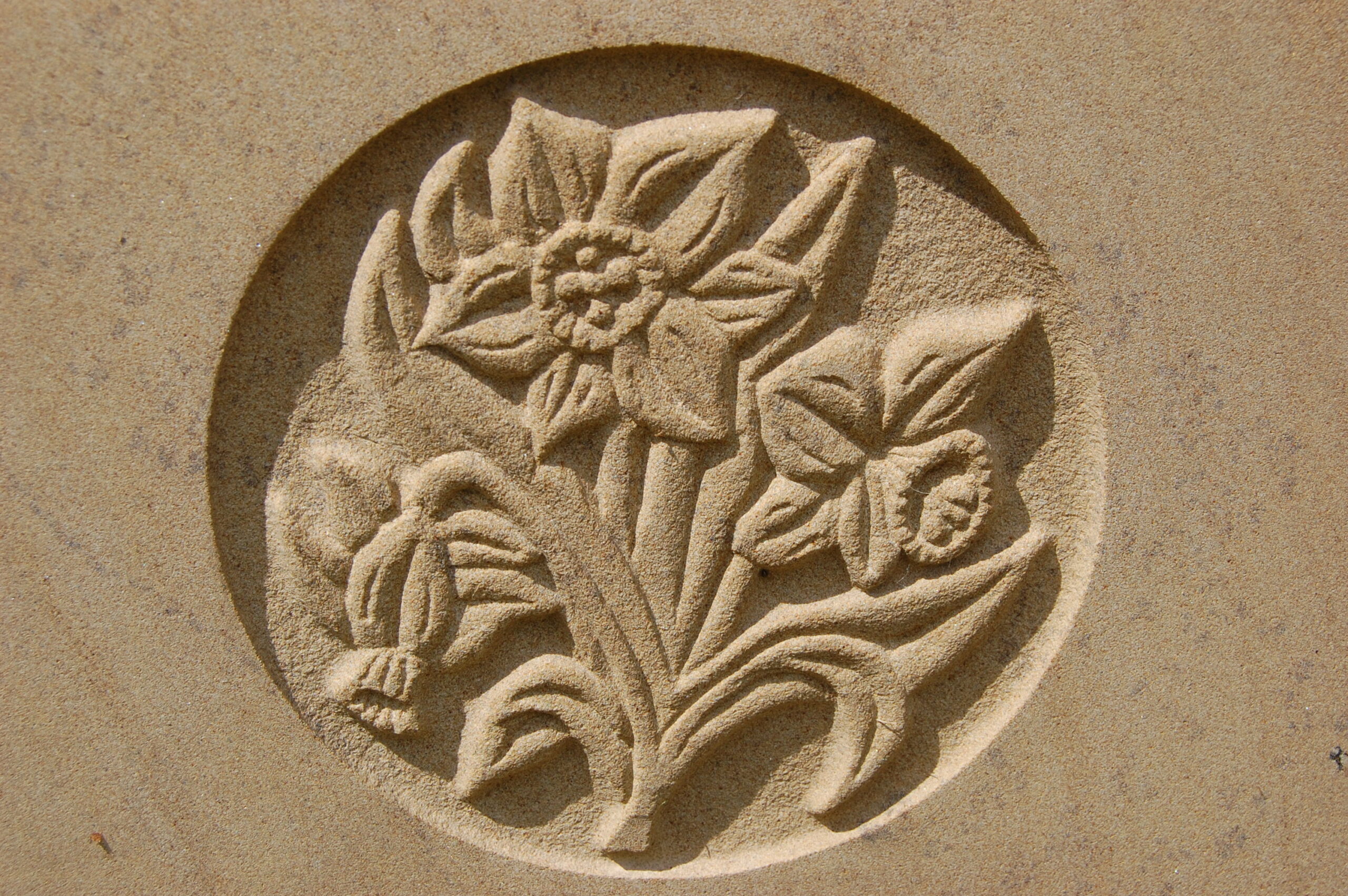Carved daffodils