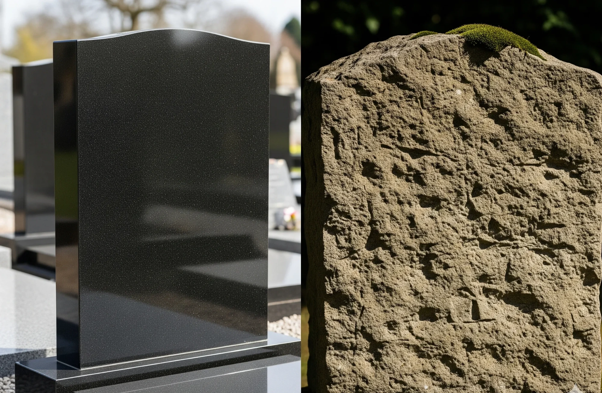 memorial materials and finishes (1) Memorial materials and finishes