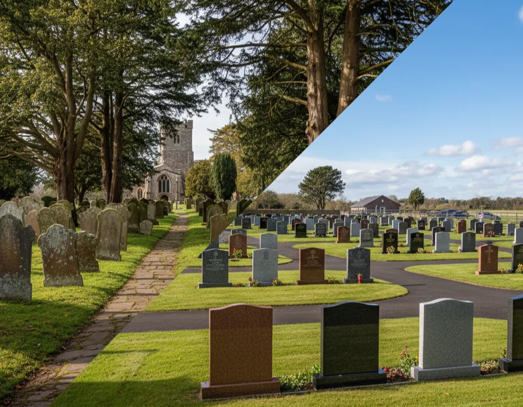 churchyard vs cemetery memorials 2 (1) churchyard vs cemetery memorials